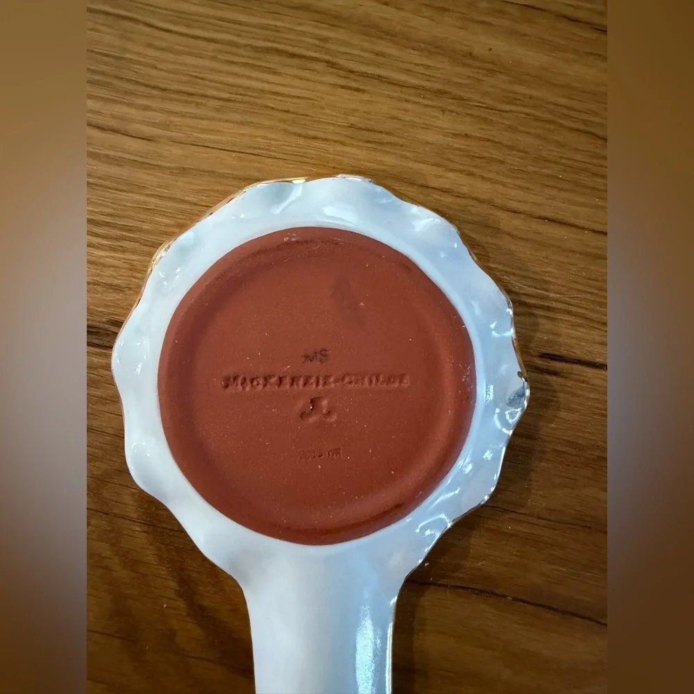 Mackenzie Childs Courtly Check Spoon Rest